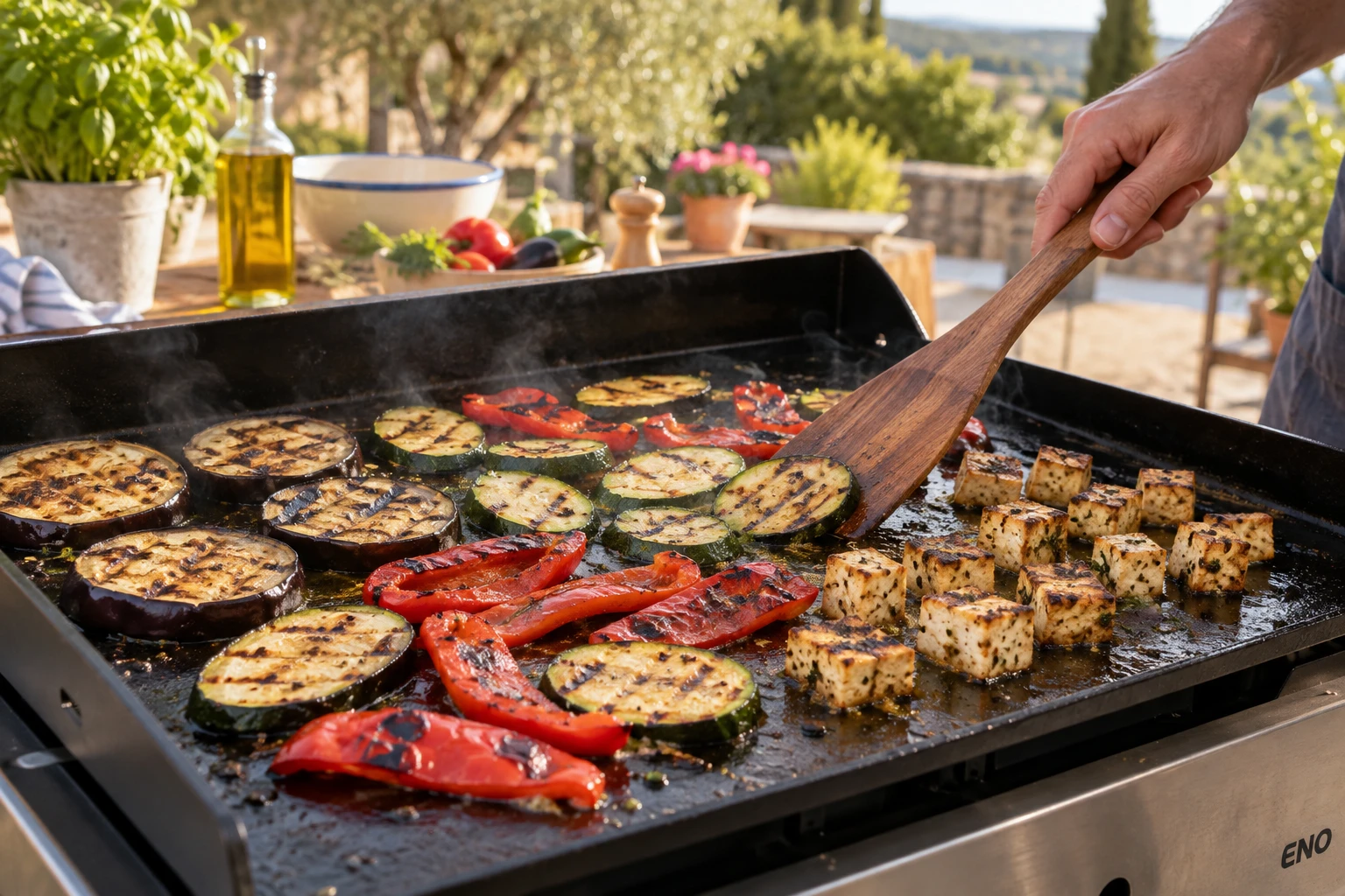 Réussir sa plancha végétarienne : légumes, tofu et marinades