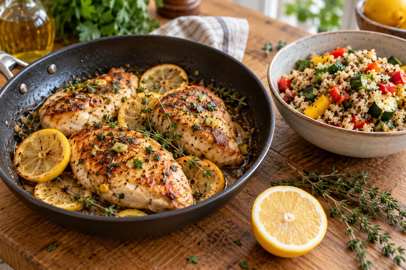 Mes recettes poulet healthy : rapides, tendres et chiffrées